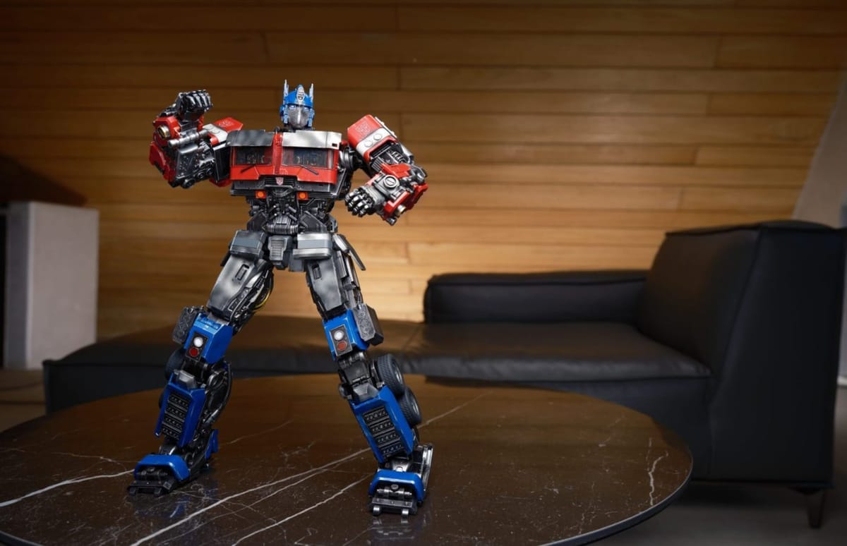 For the biggest Optimus Prime fans, he’s back and looks out of this world at Robosen Robotics!