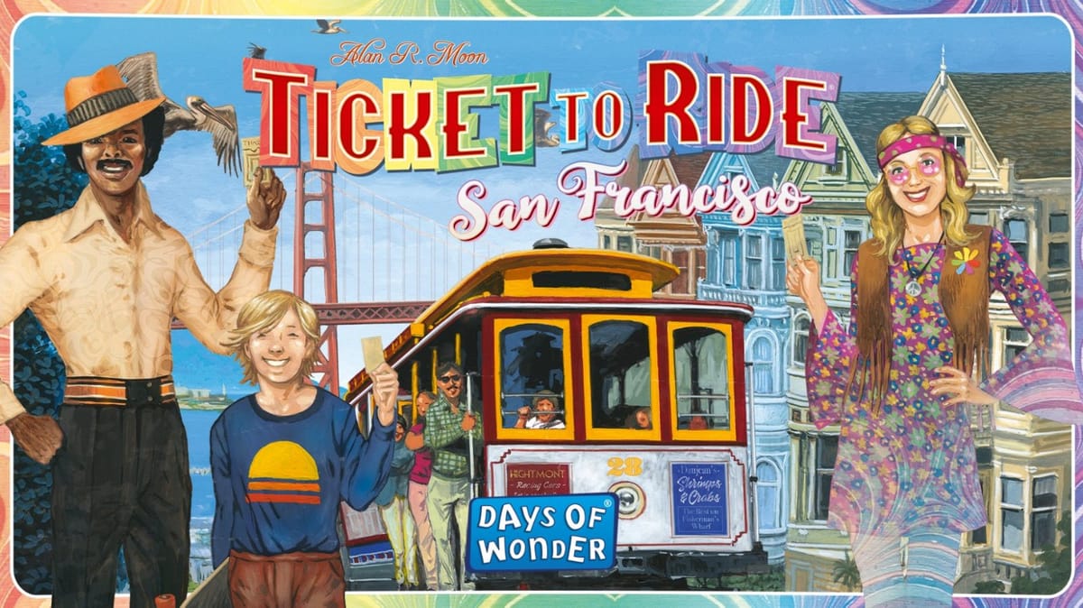 Ticket to Ride: San Francisco announced, will release in June and be available exclusively at Target