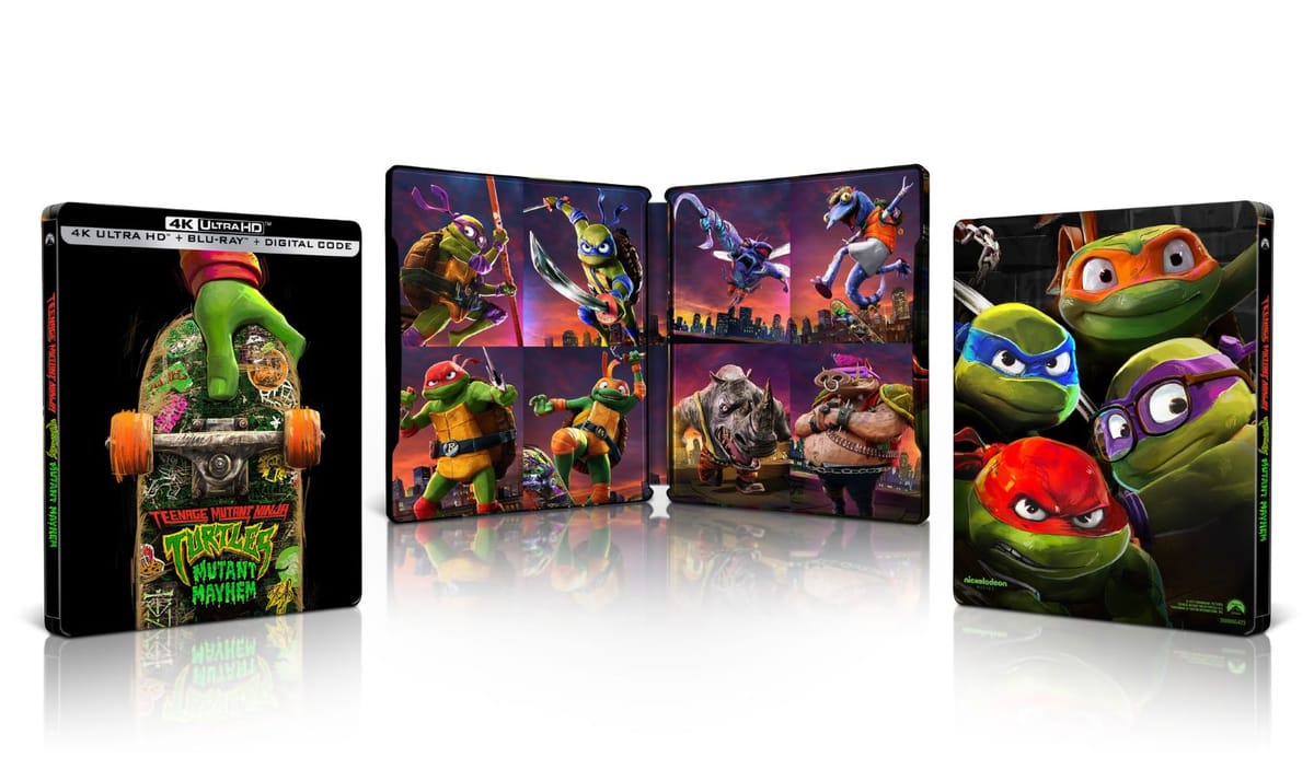 TEENAGE MUTANT NINJA TURTLES: MUTANT MAYHEM shells out a physical release on December 12