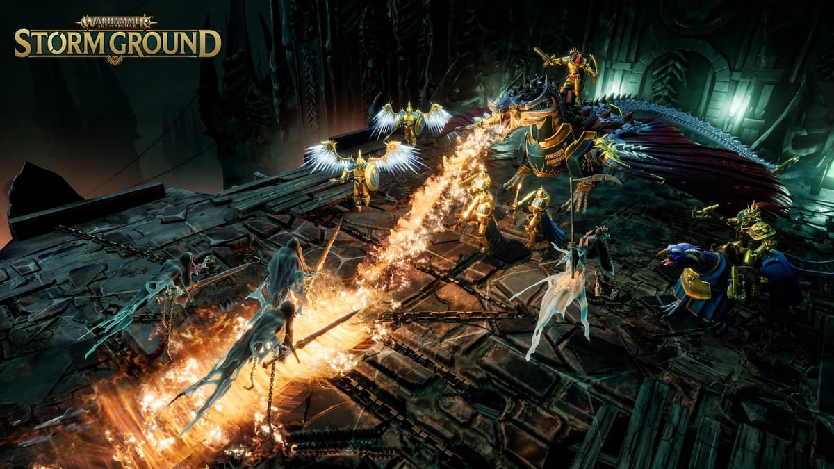 Warhammer Age of Sigmar: Storm Ground showcases turn-based battles