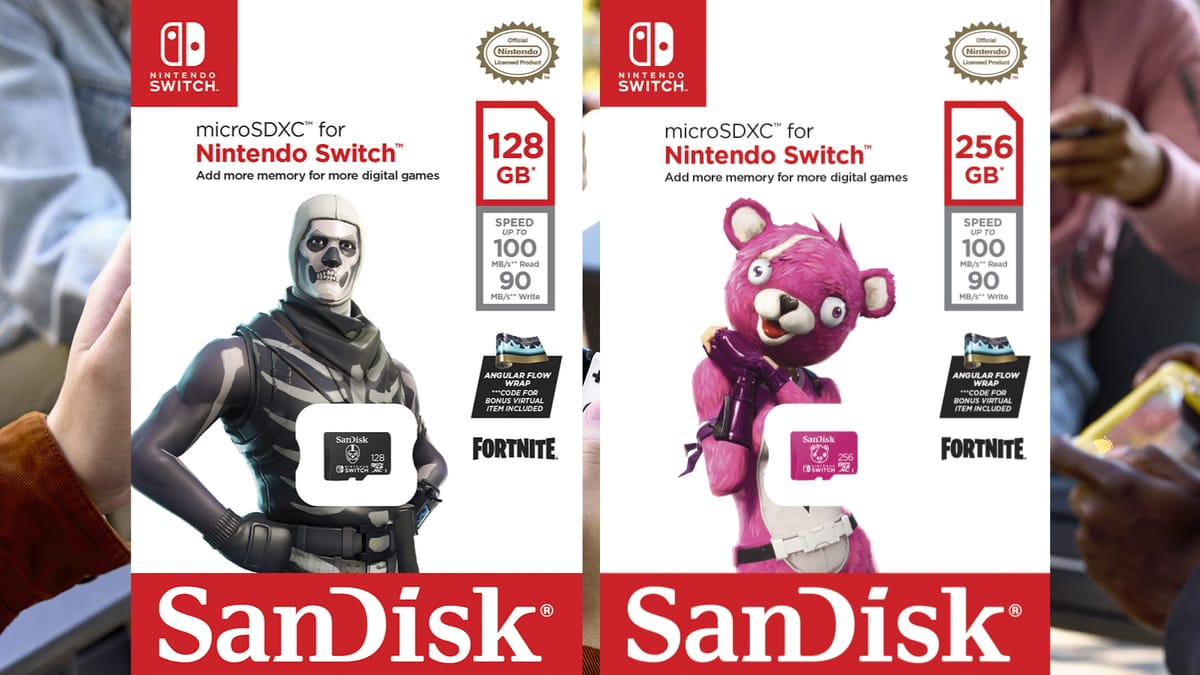 Western Digital announces official Fortnite SanDisk storage for Switch