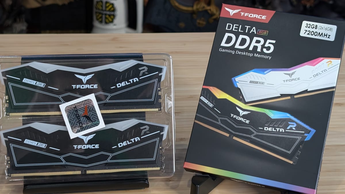 T-Force Delta RGB DDR5 gaming desktop memory review — prime for overclocking