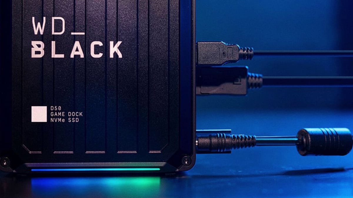 Compact connectivity — WD_BLACK D50 Game Dock review