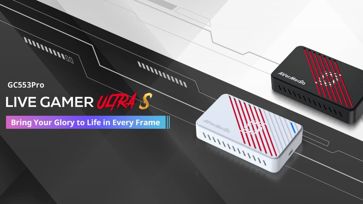 AVerMedia's new capture card: Live Gamer ULTRA S