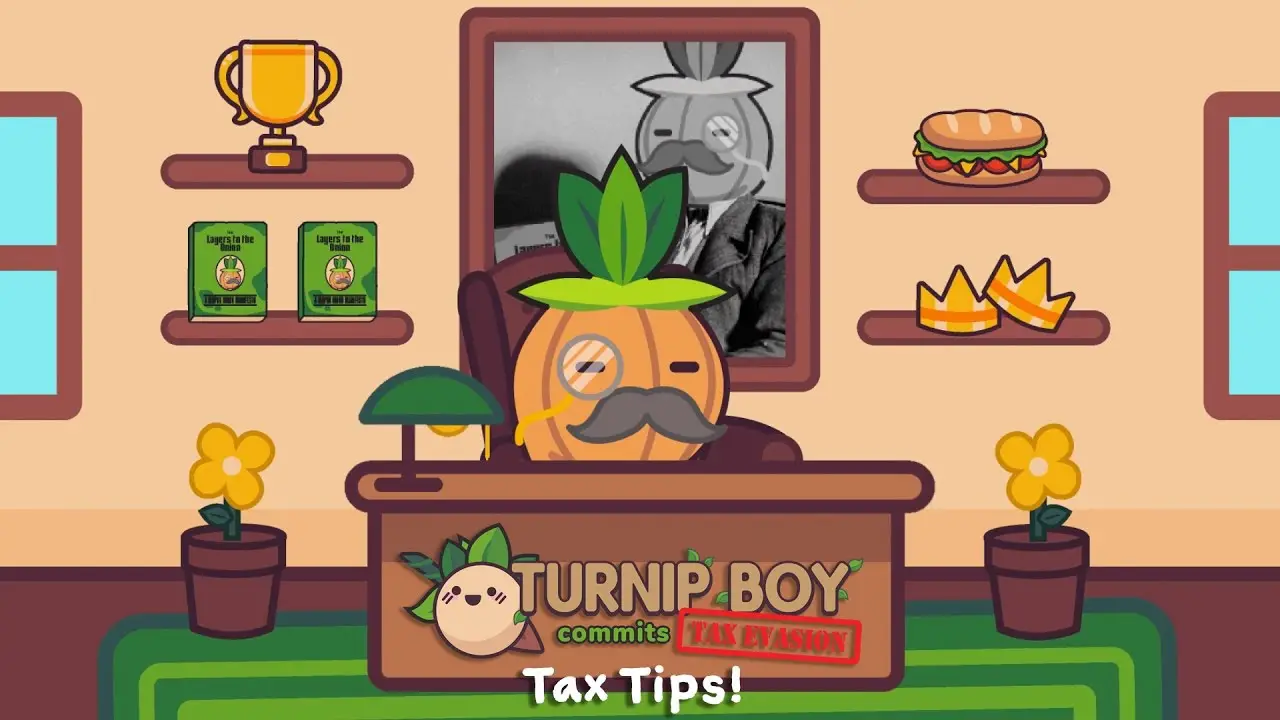 Help get your taxes filed with these tips from Turnip Boy Commits Tax Evasion, coming this month