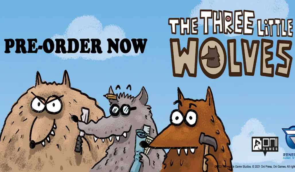 Move over pigs! The wolves will show you how it’s done — The Three Little Wolves is available for Pre-order now