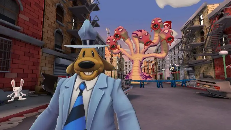 Time to use your head, little buddy, in Sam & Max: This Time It’s Virtual! launching today