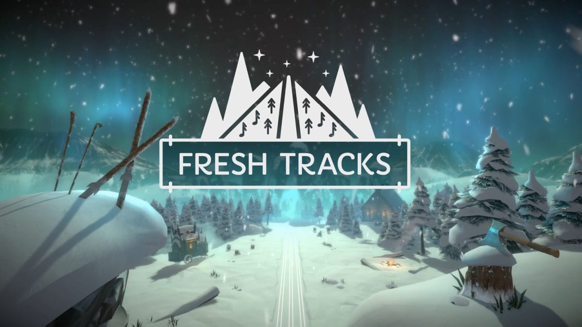 Fresh Tracks blends rougelite skiing with music driven gameplay