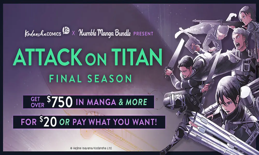 Get ready for the end with the Attack on Titan Final Season Manga Bundle on Humble Bundle