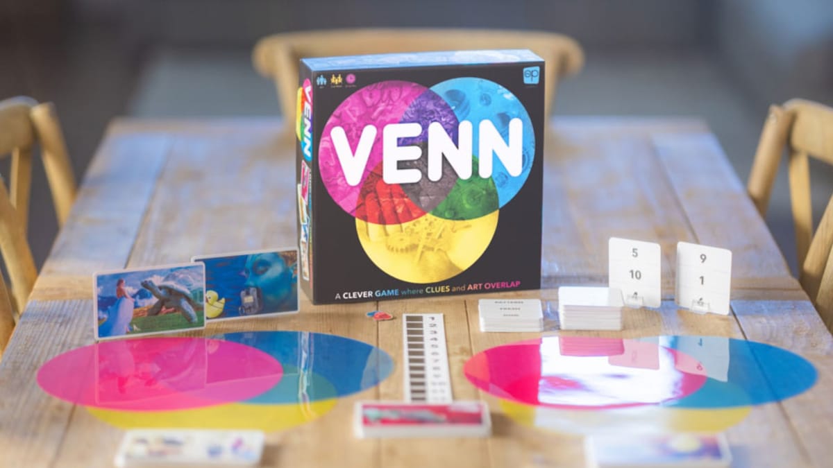 VENN, a new party game involving surreal art cards as the only form of communication, is available now