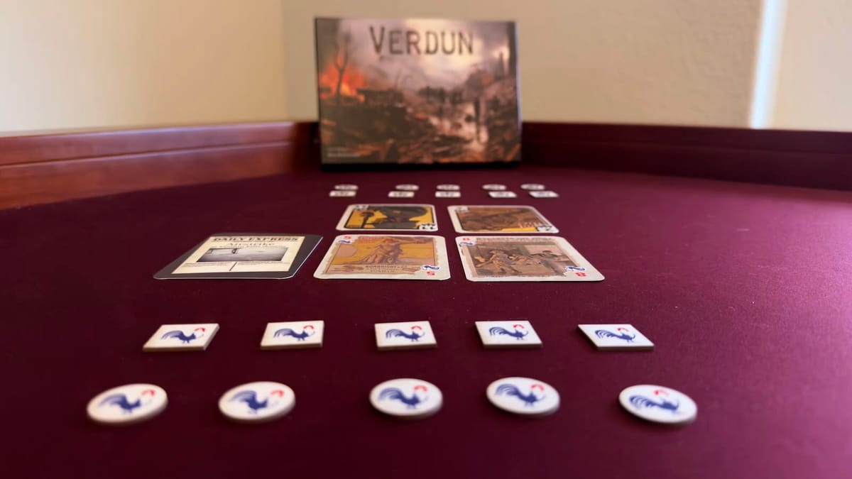 Verdun preview — Strategic trick-taking on the WWI battlefields