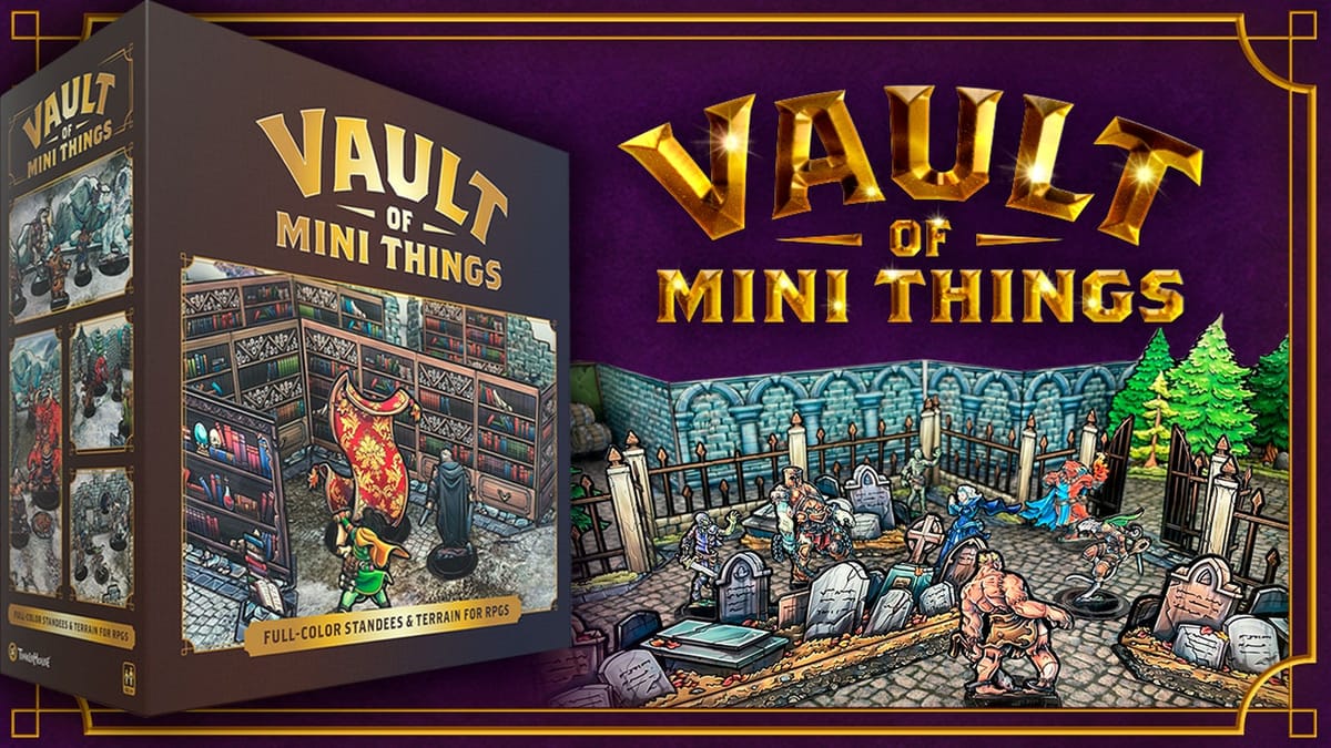 The Vault of Mini Things – An RPG Encounter Toolkit the perfect tool for seasoned or aspiring dungeon masters and players alike!