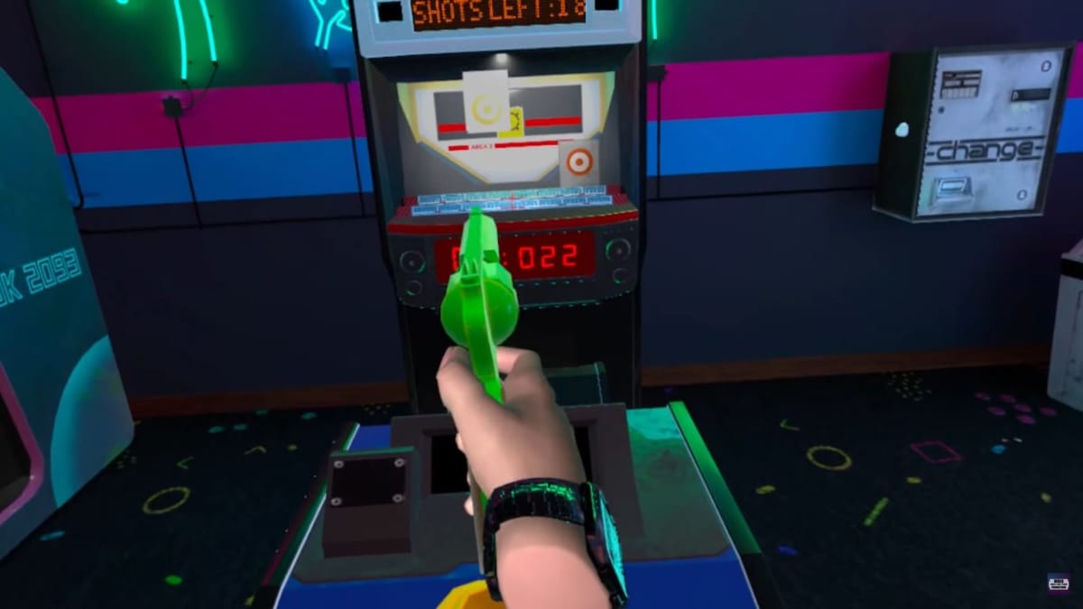 Check out new VR cabinets and enhanced arcade cabinets in the latest trailer for Arcade Paradise VR