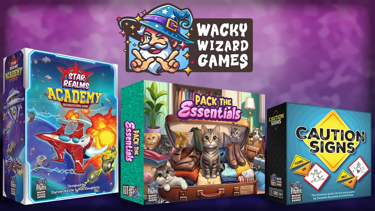 Wise Wizard Games announces Wacky Wizard Games family friendly product line