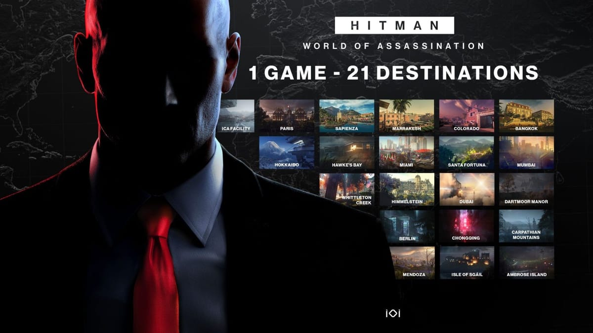 HITMAN 3 is becoming HITMAN World of Assassination, HITMAN 1 and 2 will become free through the Access Pass system