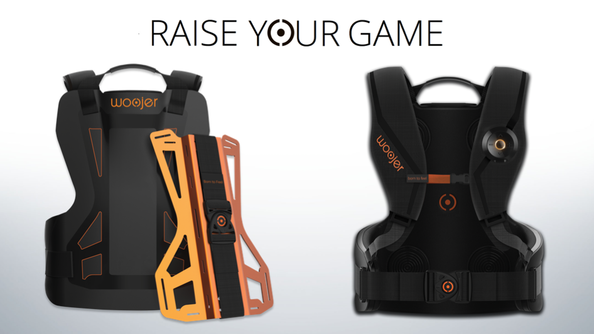 Did you feel that? — Woojer haptic feedback vests at E3