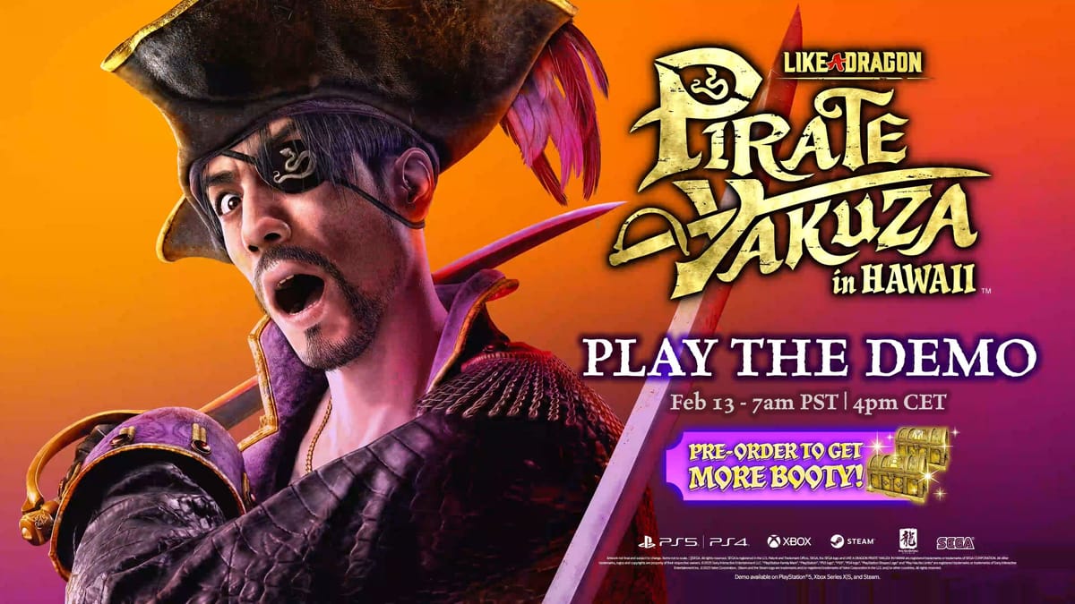 Like a Dragon: Pirate Yakuza in Hawaii gets a demo - Available Now!