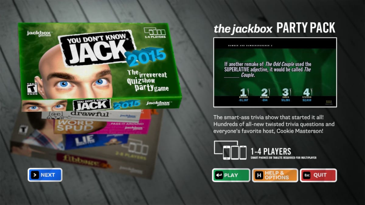 Jackbox Games is heading to your smart TV for free