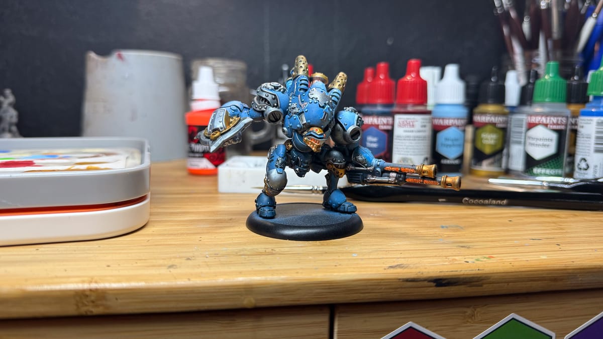 Experiments in Paint — Painting the Warmachine 2 Player Box