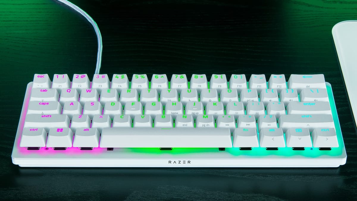 Razer unveils the Huntsman V3 Pro Mini in white