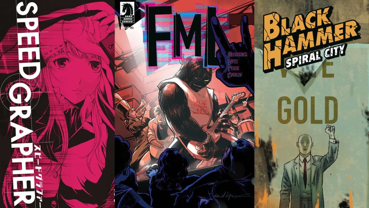 Speed Grapher, FML, and Black Hammer: Spiral City — GamingTrend Comics