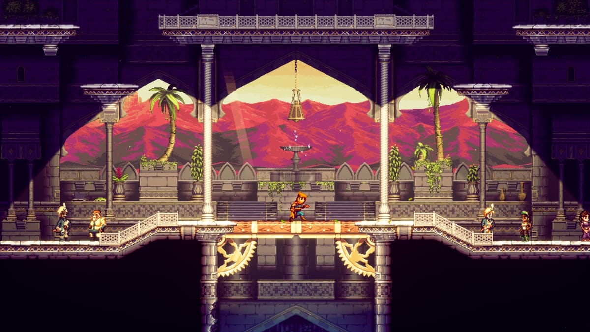Sneak through an interconnected world in The Siege and the Sandfox, out now