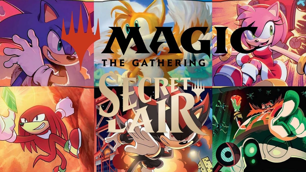 Magic: The Gathering Secret Lair races in with a Sonic the Hedgehog collaboration