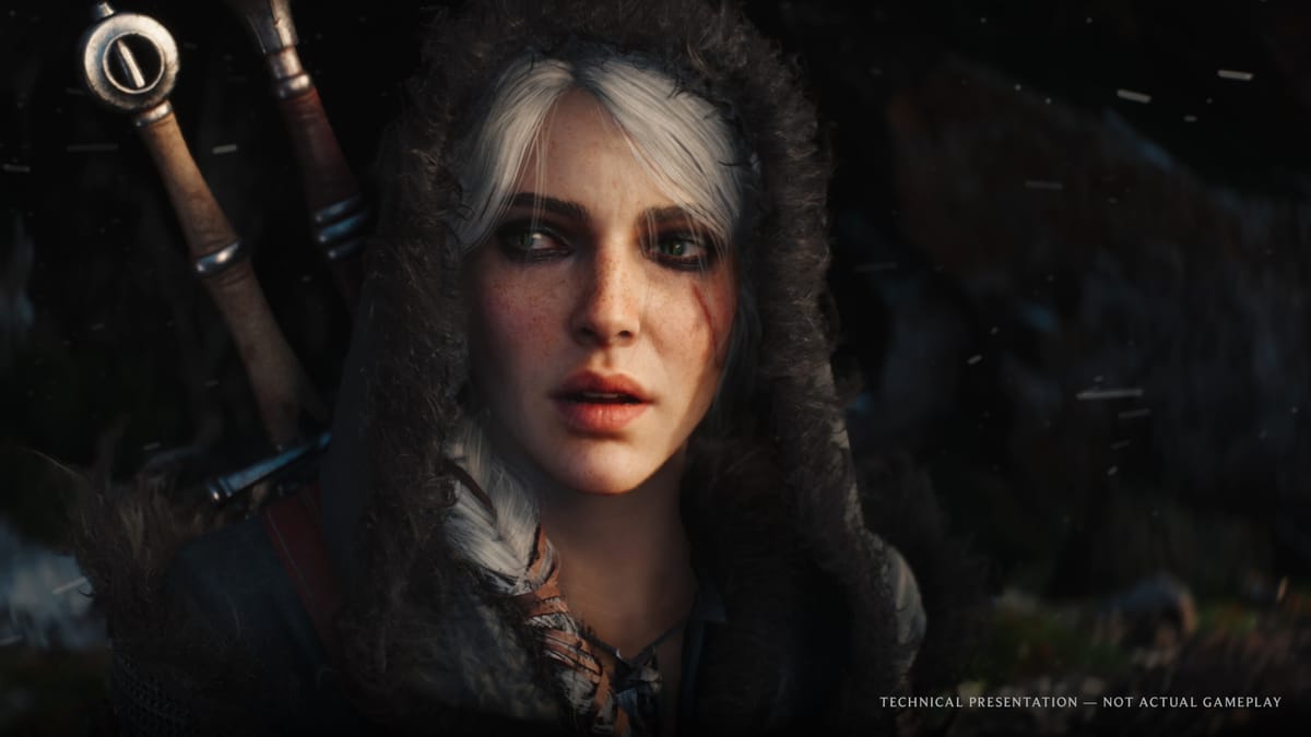 The witching hour has come, get a first look at The Witcher 4 in The State of Unreal 2025