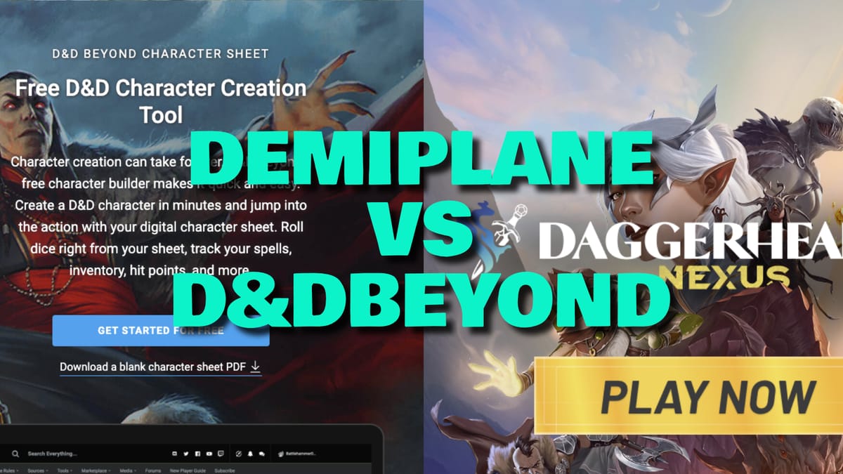 Is Demiplane’s Daggerheart tool set going beyond D&D Beyond?