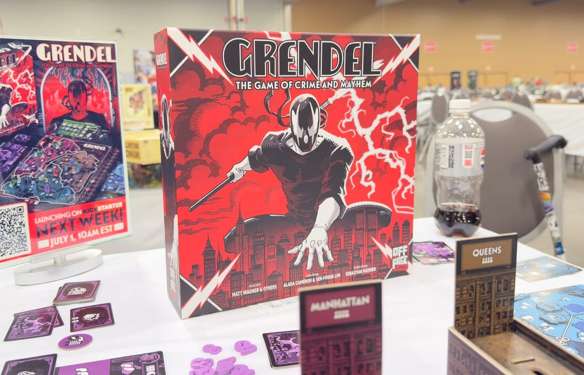 Grendel: The Game of Crime and Mayhem may be Off The Page Games’ most accessible title yet.