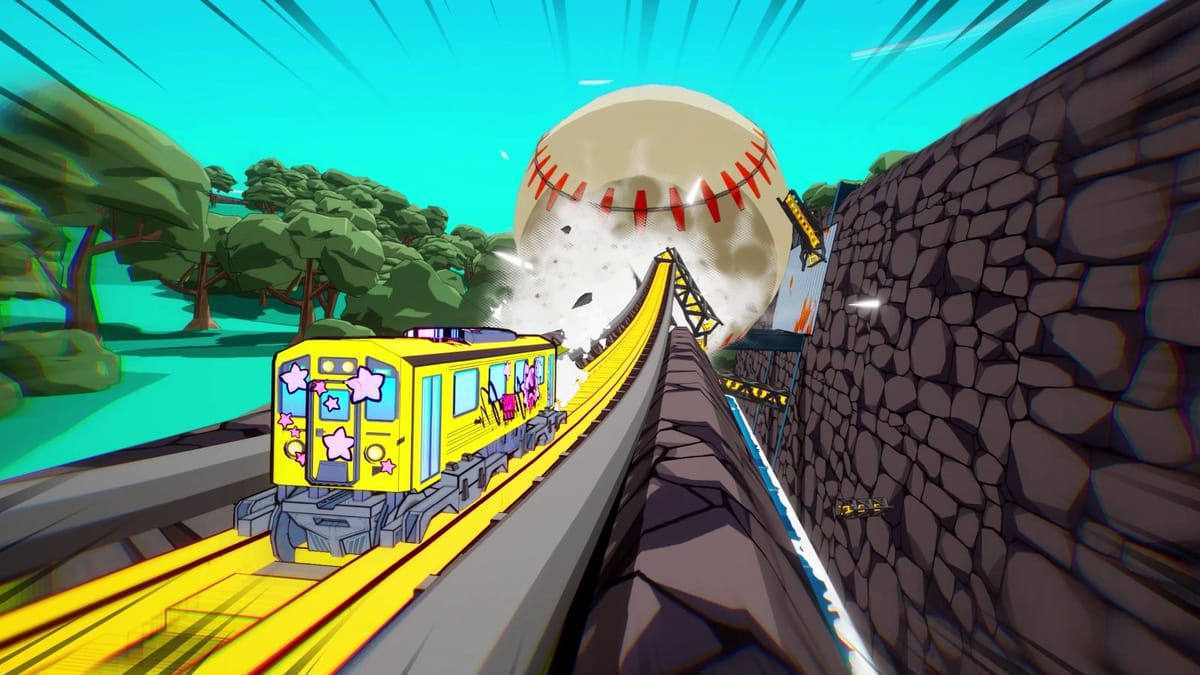 Take a look at this Jet Set Radio-inspired bus-skating game – Denshattack!