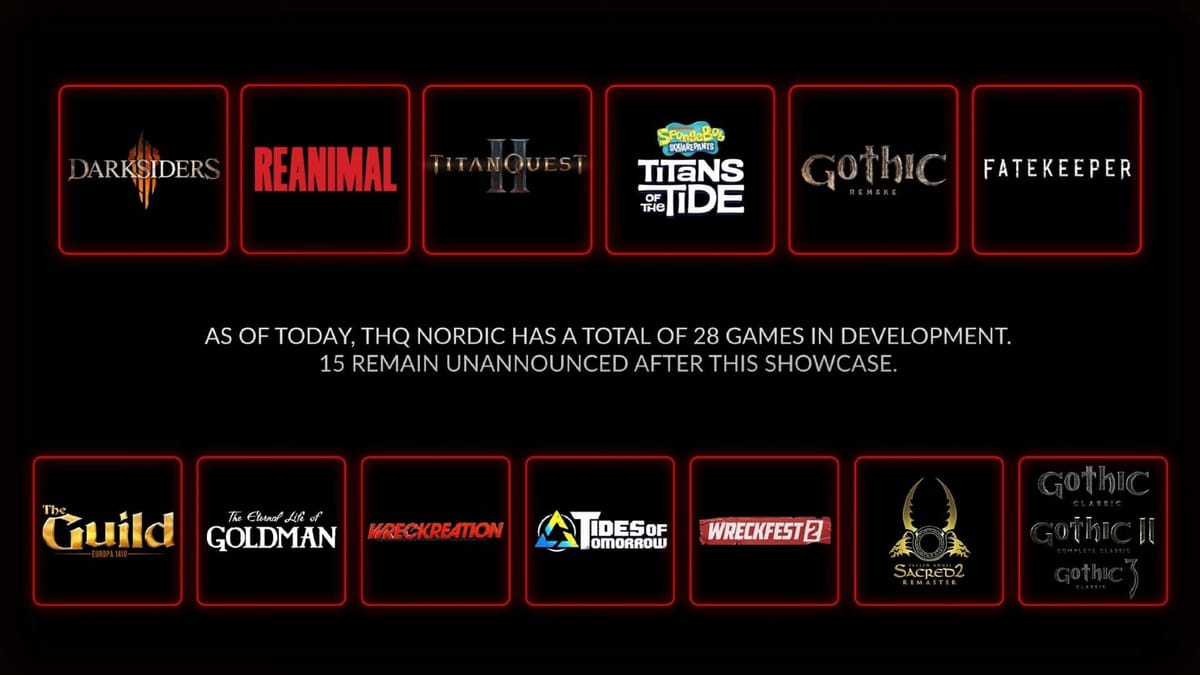 THQ Nordic drops summer showcase on our heads