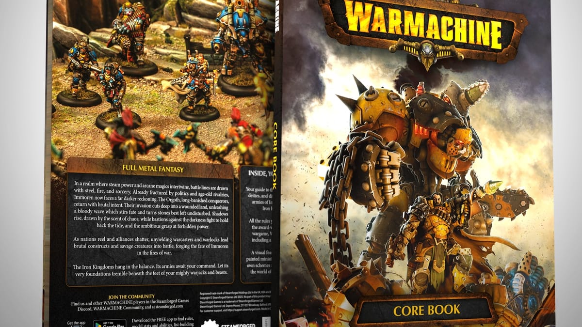 Warmachine Core Book now available for pre-order