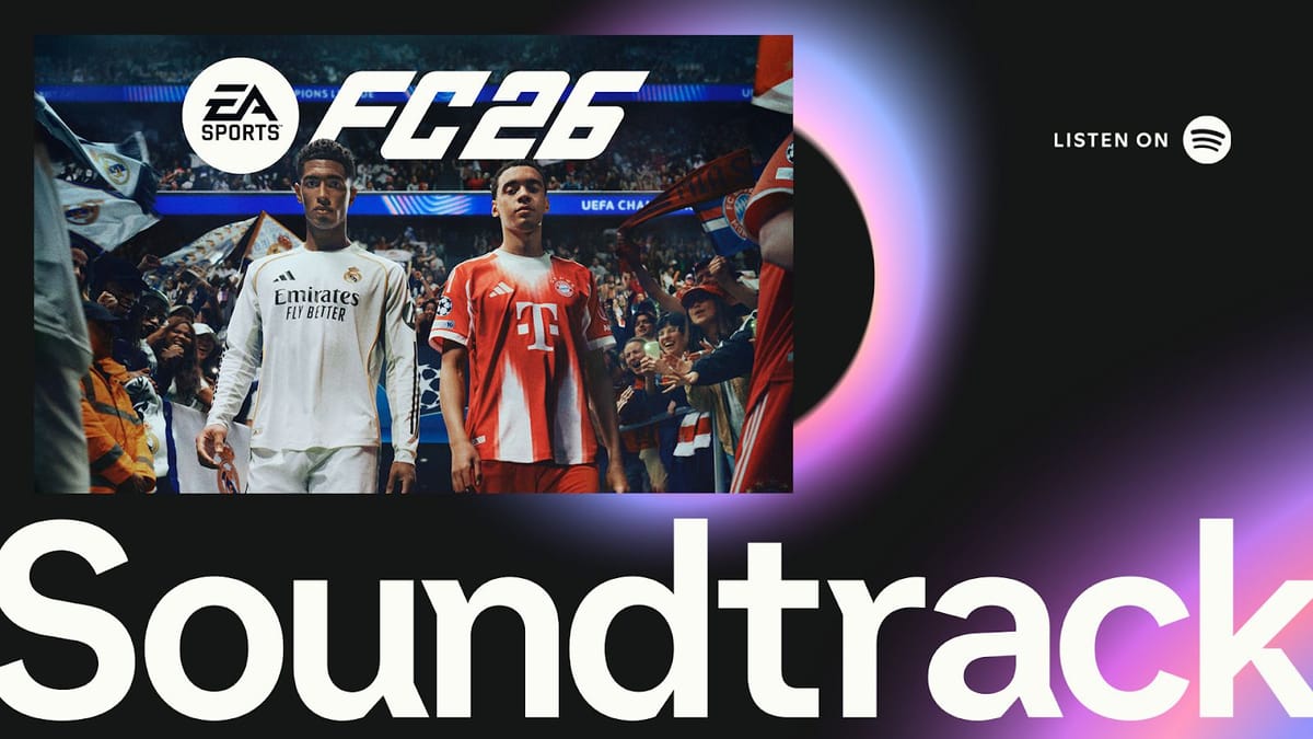 EA Sports FC 26 soundtrack includes current professional footballer