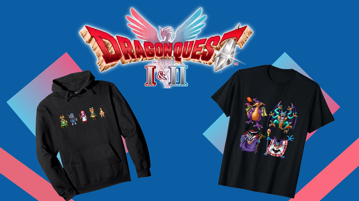 Get exclusive Dragon Quest I & II apparel on Amazon!