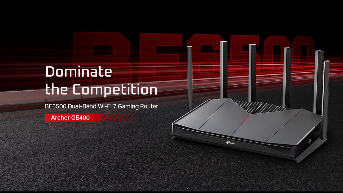TP-Link Rounds Out Wi-Fi 7 Gaming Lineup with Launch of Entry-Level Archer GE400 Router