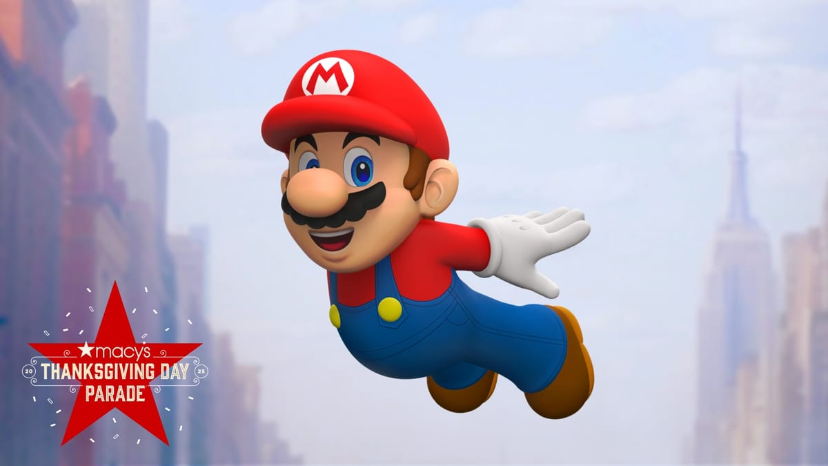 Let's-a-go! Mario joins the 99th Macy's Thanksgiving Day Parade