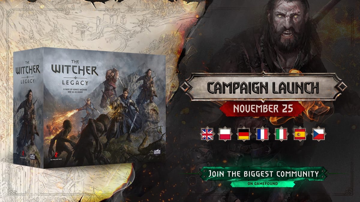 The Witcher: Legacy launches on Gamefound