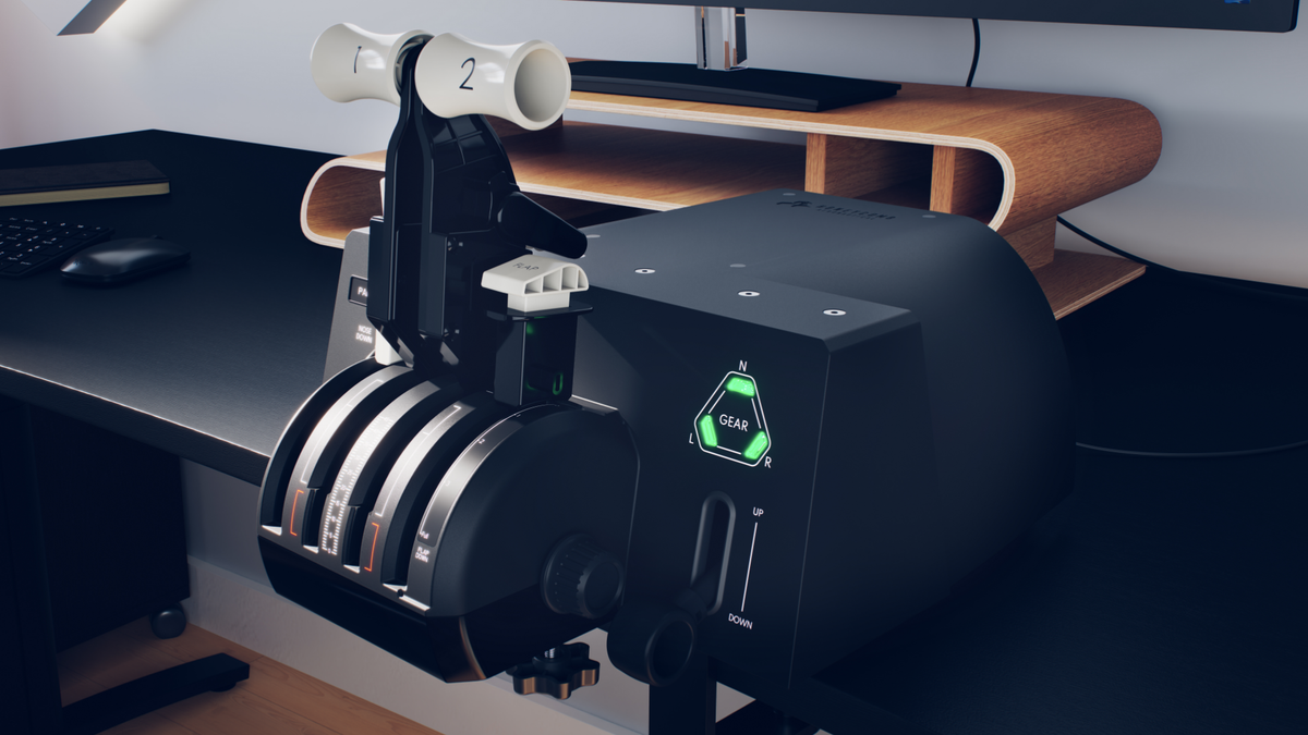 Honeycomb Aeronautical ships pro-grade flight throttle system