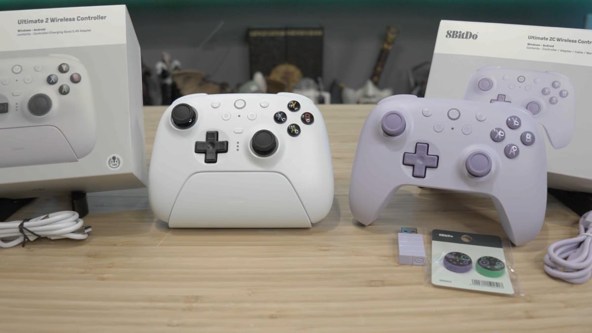 Let's Unbox: 8BitDo Ultimate Controller with Charging Dock & Ultimate 2C Bluetooth Controller