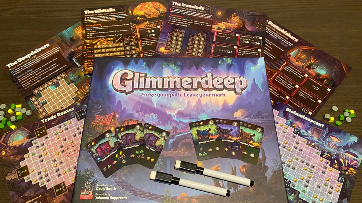 Glimmerdeep Preview — Stress-free tile placement and engine building