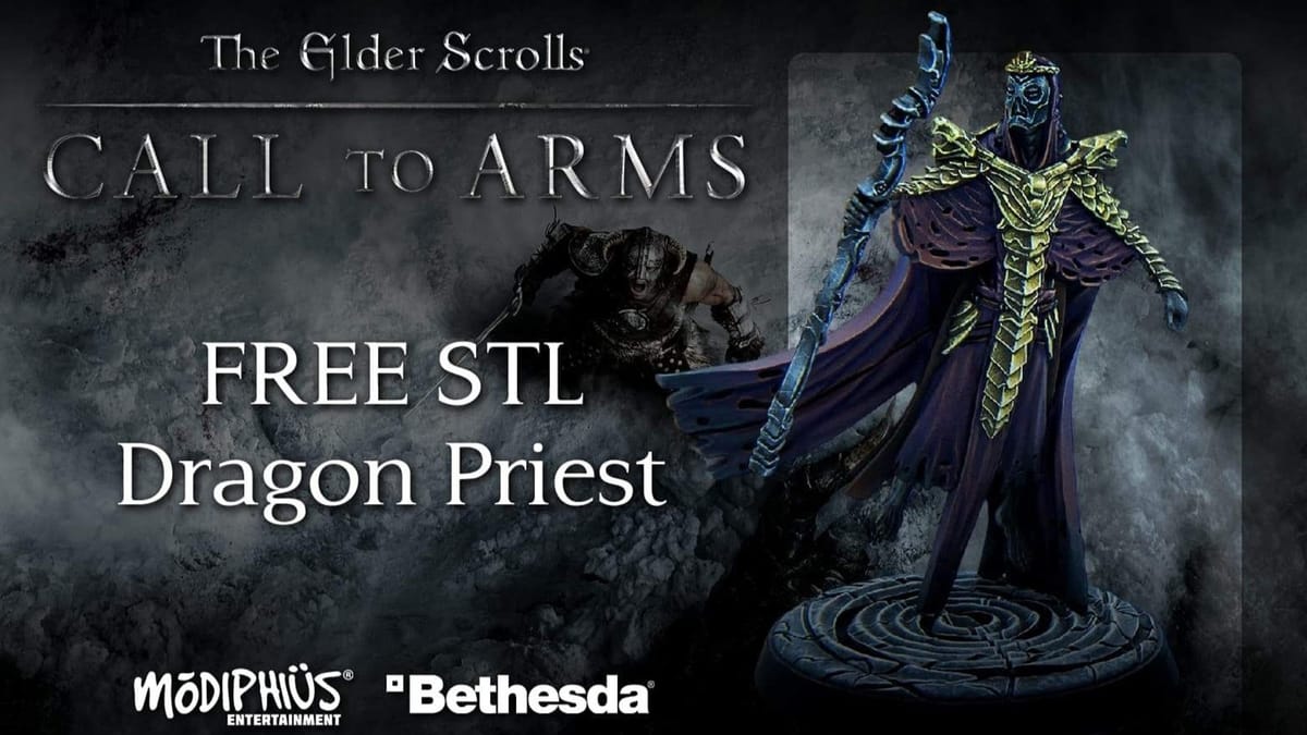 The Elder Scrolls: Call to Arms coming to 3D print-at-home and 3D print-on-demand