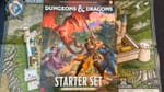 The box cover for Dungeons & Dragons Starter Set: Heroes of the Borderlands resting on a map.