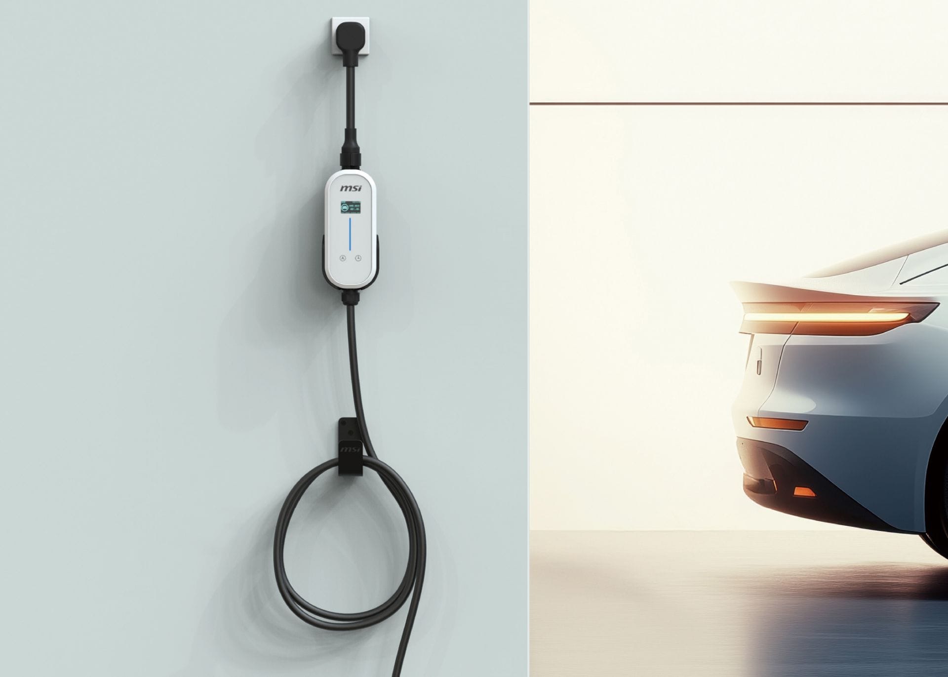 MSI showcases portable Level 2 EV Charger at CES 2026