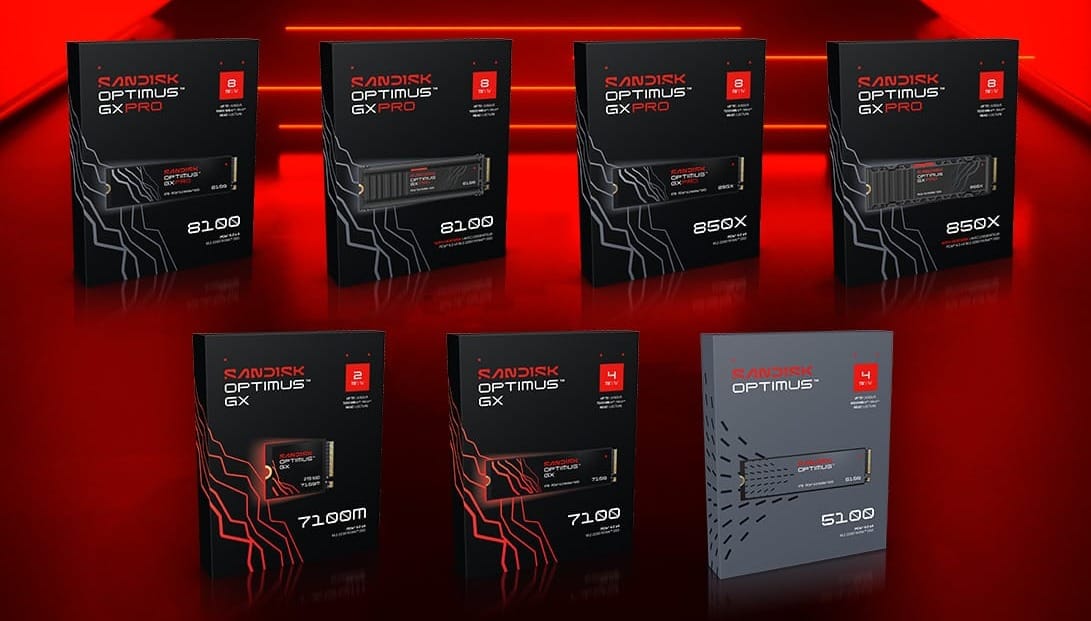 Sandisk rebrands WD_Black line to SANDISK Optimus
