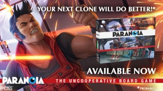 Paranoia - The Uncooperative Board Game now available