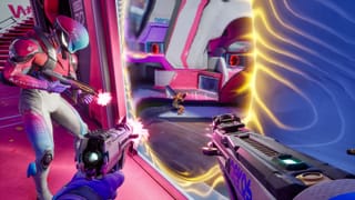 Splitgate 2 open alpha portaling through in late-Feb