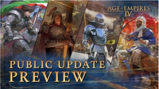 The first Age of Empires IV Public Update Preview is now live