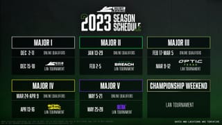 Call Of Duty League schedule announced, Major V heads north