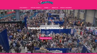 Prepare for a weekend celebrating all things fandom at Galaxycon Richmond, March 15th – 17th